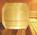 Großer Sauna Eck-Lampenschirm Saunaleuchte 