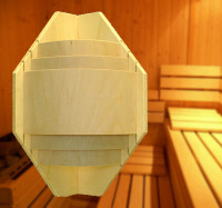 Sauna Eck-Lampenschirm klein